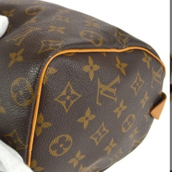 Authentic LOUIS VUITTON SPEEDY 25 HAND BAG PURSE MONOGRAM CANVAS - Picture 11 of 14